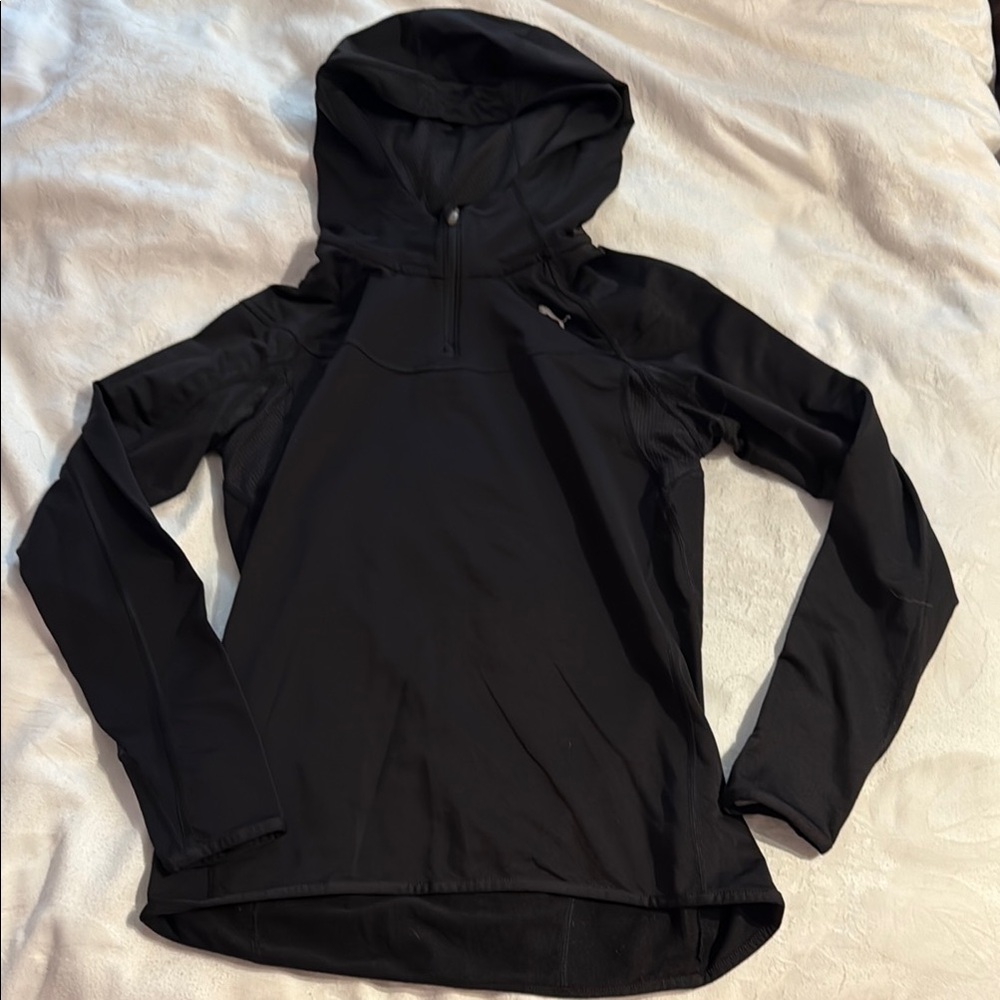 Puma Black Hooded Jacket for Women